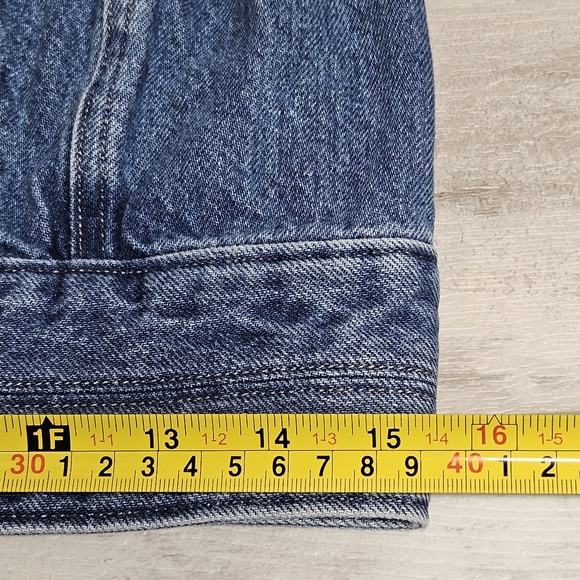 Levi's Daisy Denim Halter Top Size Large Festival Coachella Coquette - Picture 3 of 16